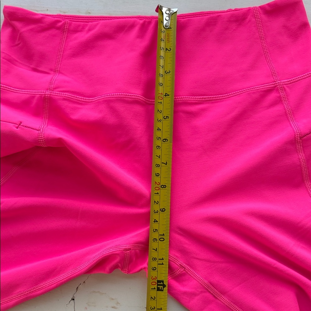 ZYIA Vibrant Hot Pink Women’s Capri Leggings - Picture 7 of 11